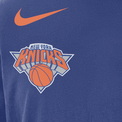 New York Knicks Courtside City Edition Men's Nike NBA Max90 Long-Sleeve T-Shirt