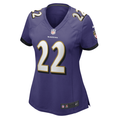 Jersey de fútbol americano Nike de la NFL Game para mujer Derrick Henry Baltimore Ravens