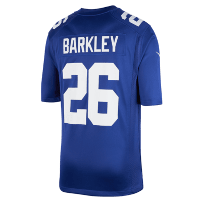 NFL New York Giants (Saquon Barkley) Men's Game American Football Jersey