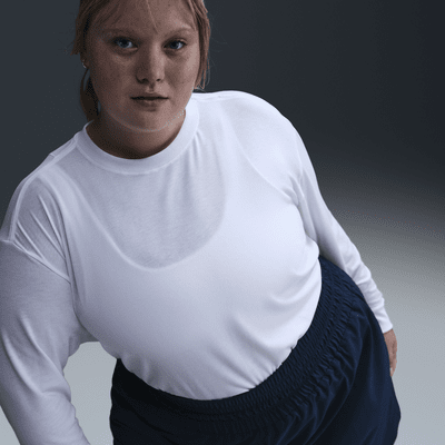 Nike One Relaxed Women's Dri-FIT Long-Sleeve Top (Plus Size)