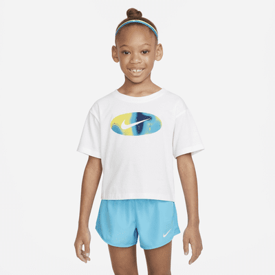 Playera de corte cuadrado con gráfico Create para niños talla pequeña Nike Kids