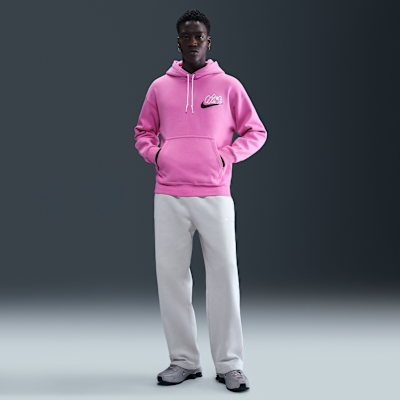Felpa in fleece con cappuccio Nike Solo Swoosh – Uomo