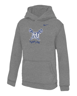 Детское худи Hampton University Club Fleece Big Kids' Nike College Hoodie