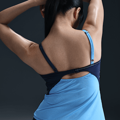 Natación Nike Tankini con cuello en V para mujer