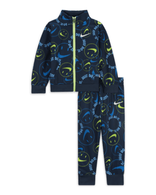 Детский спортивный костюм Nike Smiley Swoosh Printed Tricot Set Baby Tracksuit