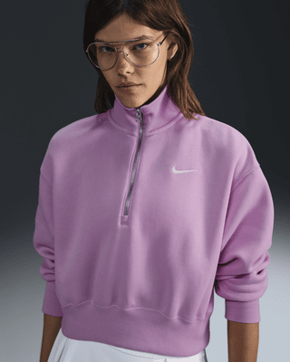 Женский свитшот Nike Sportswear Phoenix Fleece 1/2-Zip Cropped