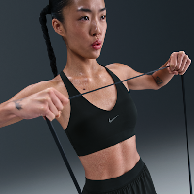 สปอร์ตบราผู้หญิงซัพพอร์ตระดับกลางเสริมฟองน้ำ Nike Universa