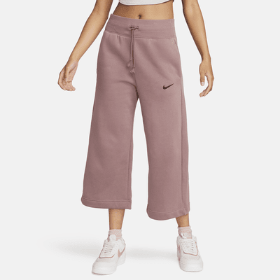 Nike Sportswear Phoenix Fleece Women's High-Waisted Cropped Sweatpants.