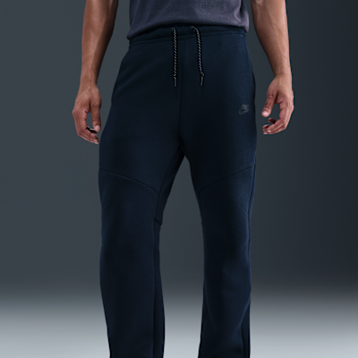 Pants de tejido Fleece con dobladillo abierto para hombre Nike Tech