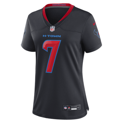 C.J. Jersey de fútbol americano Nike de la NFL Game para mujer Stroud Houston Texans