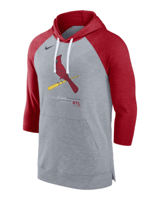 St Louis Cardinals Baseball Nike Jacket Hoodie Mens Size S Blue
