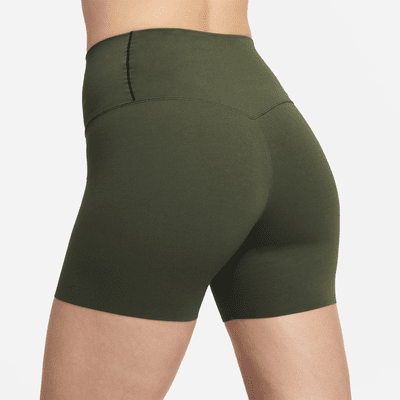 Nike Zenvy bikeshorts met iets ondersteunende hoge taille voor dames (13 cm)