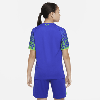 Brazil 2022/23 Stadium Away Older Kids' Nike Dri-FIT Football Shirt