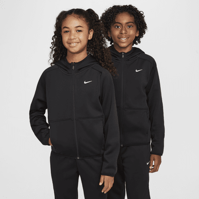 Felpa da training per l'inverno con cappuccio Therma-FIT Nike – Ragazzo/a