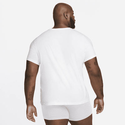 Nike Everyday Cotton Stretch Men's Slim Fit Crew-Neck Undershirt