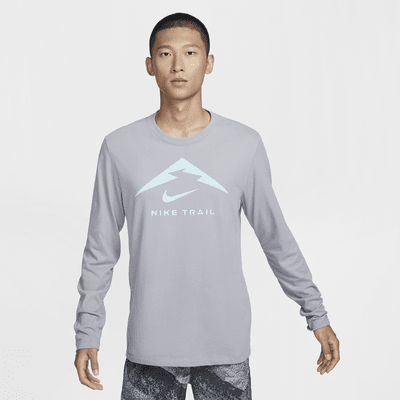 ナイキ Dri-FIT メンズ ロングスリーブ トレイル ランニング Tシャツ