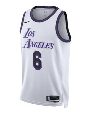 LeBron James Los Angeles Lakers City Edition Nike Dri-FIT NBA Swingman 球衣