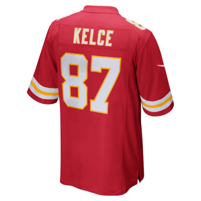 NFL Kansas City Chiefs (Travis Kelce) Men's Game Football Jersey