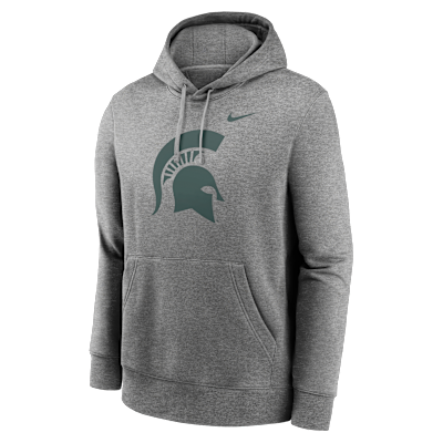 Michigan State Spartans Primetime Club Primary Logo Men's Nike College Pullover Hoodie