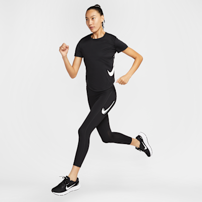 Nike Tempo Swoosh Run Women s Dri FIT Short Sleeve Running Top Nike ID Nike Tempo Swoosh Run Women s Dri FIT Short Sleeve Running Top Nike ID