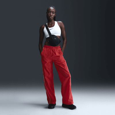 Pantalon taille haute en tissu tissé à ourlet ouvert Nike Windrunner pour femme