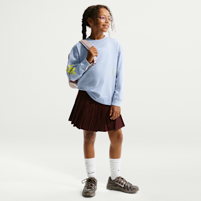 Nike Sportswear Big Kids' (Girls') Oversized Long-Sleeve T-Shirt