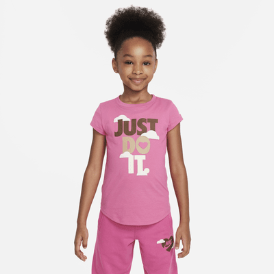 Nike Sweet Swoosh "Just Do It" Toddler Graphic T-Shirt. Nike.com