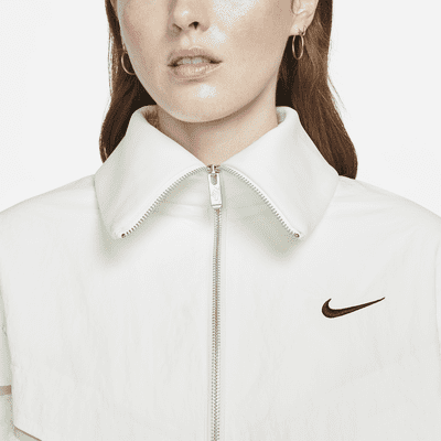 nike training icon clash fleece top in blue