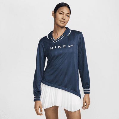 Nike Sportswear 系列女款 Dri-FIT 提花長袖球衣