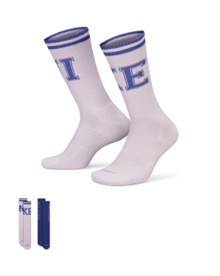 Unisex носки Nike Everyday Plus Cushioned Crew Training Socks (2 Pairs) для тренировок