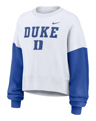 Женские  Duke Blue Devils Primetime Nike College Pullover Crew