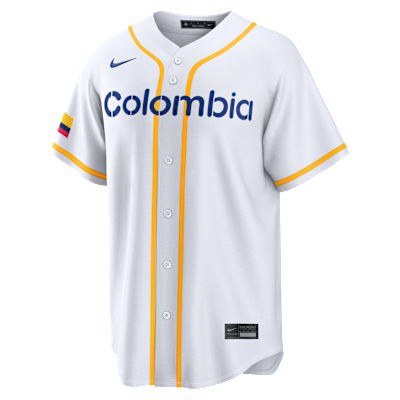 Colombia National Baseball Team 2026 World Baseball Classic Men's Nike Stadium Jersey