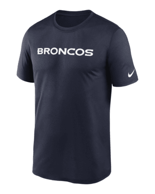 Men's Nike Orange Denver Broncos Legend Logo Performance T-Shirt