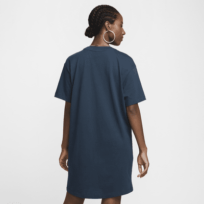 Vestido tipo playera oversized para mujer Nike Sportswear Chill Knit