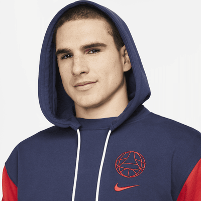 Paris Saint-Germain Standard Issue Men's Nike Soccer Pullover Hoodie