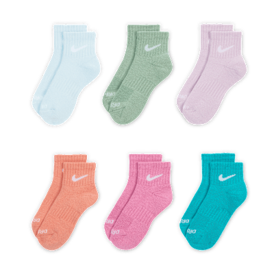 ナイキ Dri-FIT パフォーマンス ベーシックス リトルキッズ クォーター ソックス (6足)