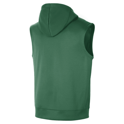 Pánská mikina Nike Dri-FIT NBA Boston Celtics Spotlight s kapucí a bez rukávů