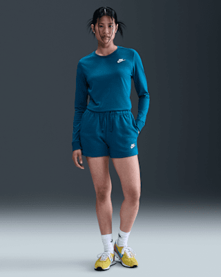 Женские шорты Nike Sportswear Club Fleece Mid-Rise Shorts