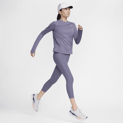 Legging de running court à taille mi-haute Nike Fast pour Femme
