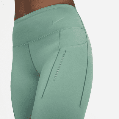 Nike Go Leggings in voller Länge mit starkem Halt, mittelhohem Bund und Taschen für Damen