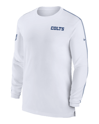 Мужские  Indianapolis Colts Sideline Coach Nike Dri-FIT NFL Long-Sleeve Top