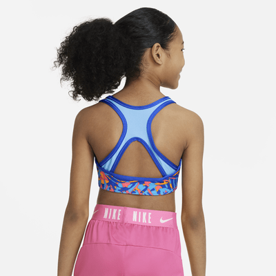 Nike Swoosh Older Kids' (Girls') Reversible Sports Bra