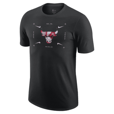 Nike Nba Chicago Bulls Dri-fit T-shirt Red