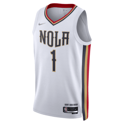 New Orleans Pelicans City Edition Nike Dri-FIT NBA Swingman Jersey. Nike CA