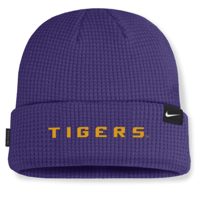 Gorro con dobladillo universitario Nike para hombre LSU Tigers Sideline Terra