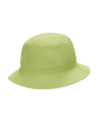 nike lime green bucket hat