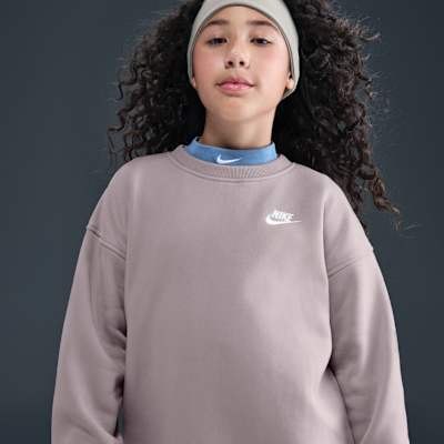 Sudadera oversized para niños talla grande Nike Sportswear Club Fleece