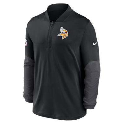 Minnesota Vikings Feel The Pressure Men's Nike Dri-FIT NFL 1/2-Zip Top