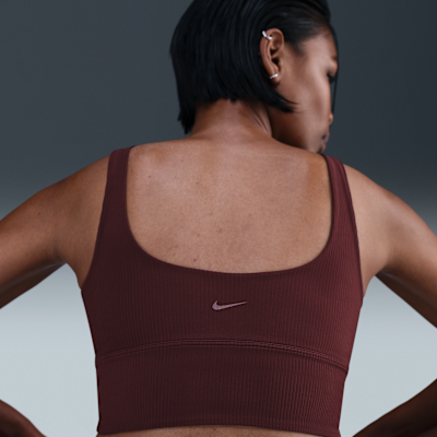 Nike Zenvy Rib Women's Light-Support Padded Longline Sports Bra
