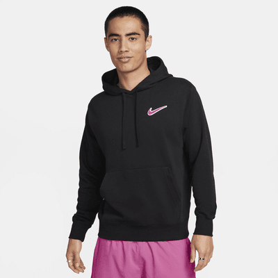 เสื้อมีฮู้ดผู้ชายผ้าเฟรนช์เทรีแบบสวม Nike Sportswear